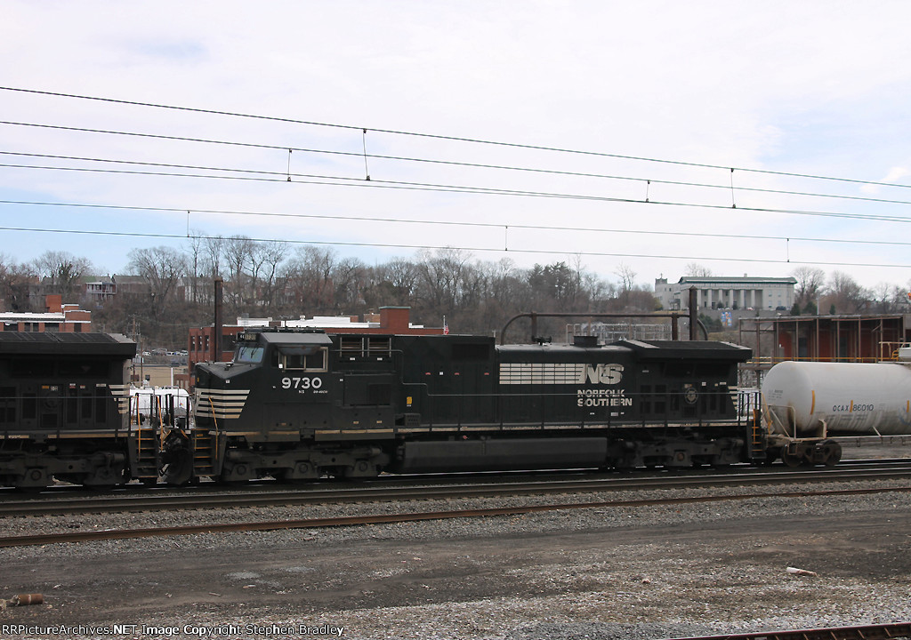 Westbound mixed freight